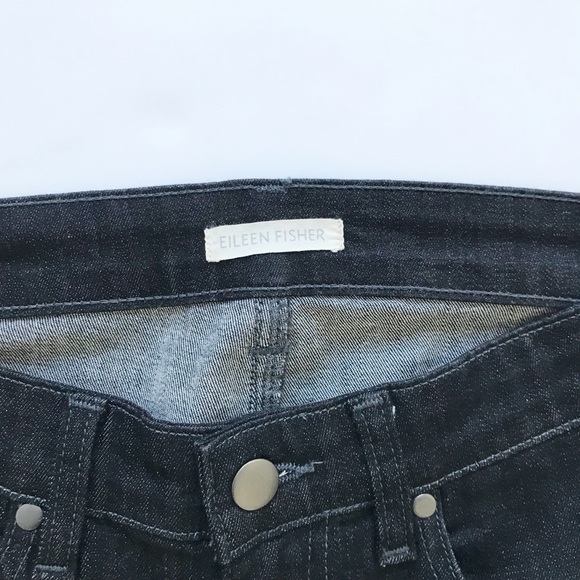 EILEEN FISHER Dark Wash Skinny Jeans Sz 6 - Picture 4 of 7